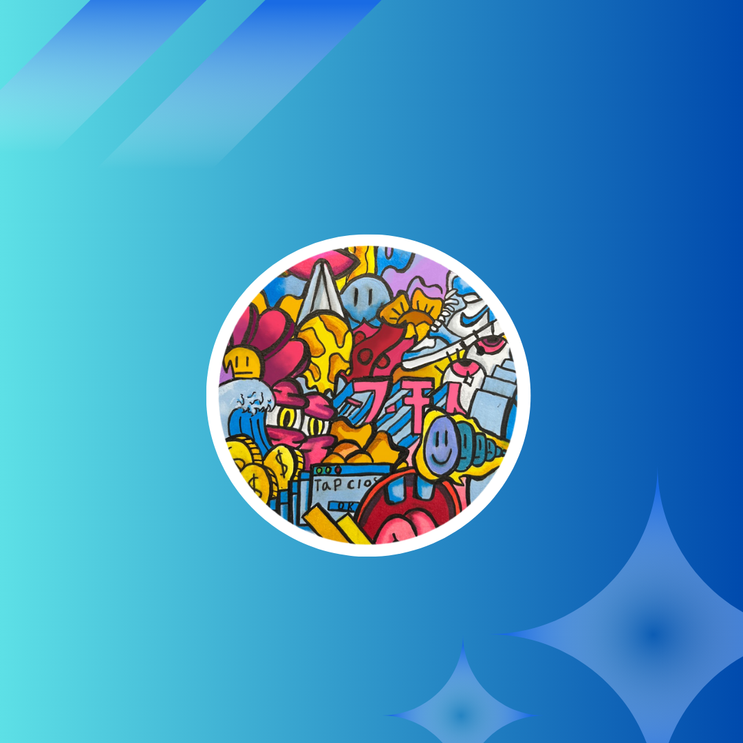 Doodle sticker