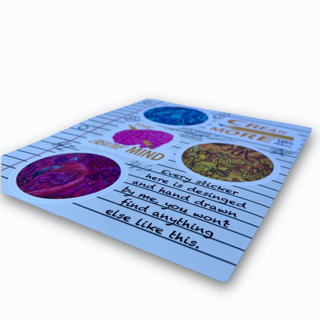 limited 5pc sticker pack