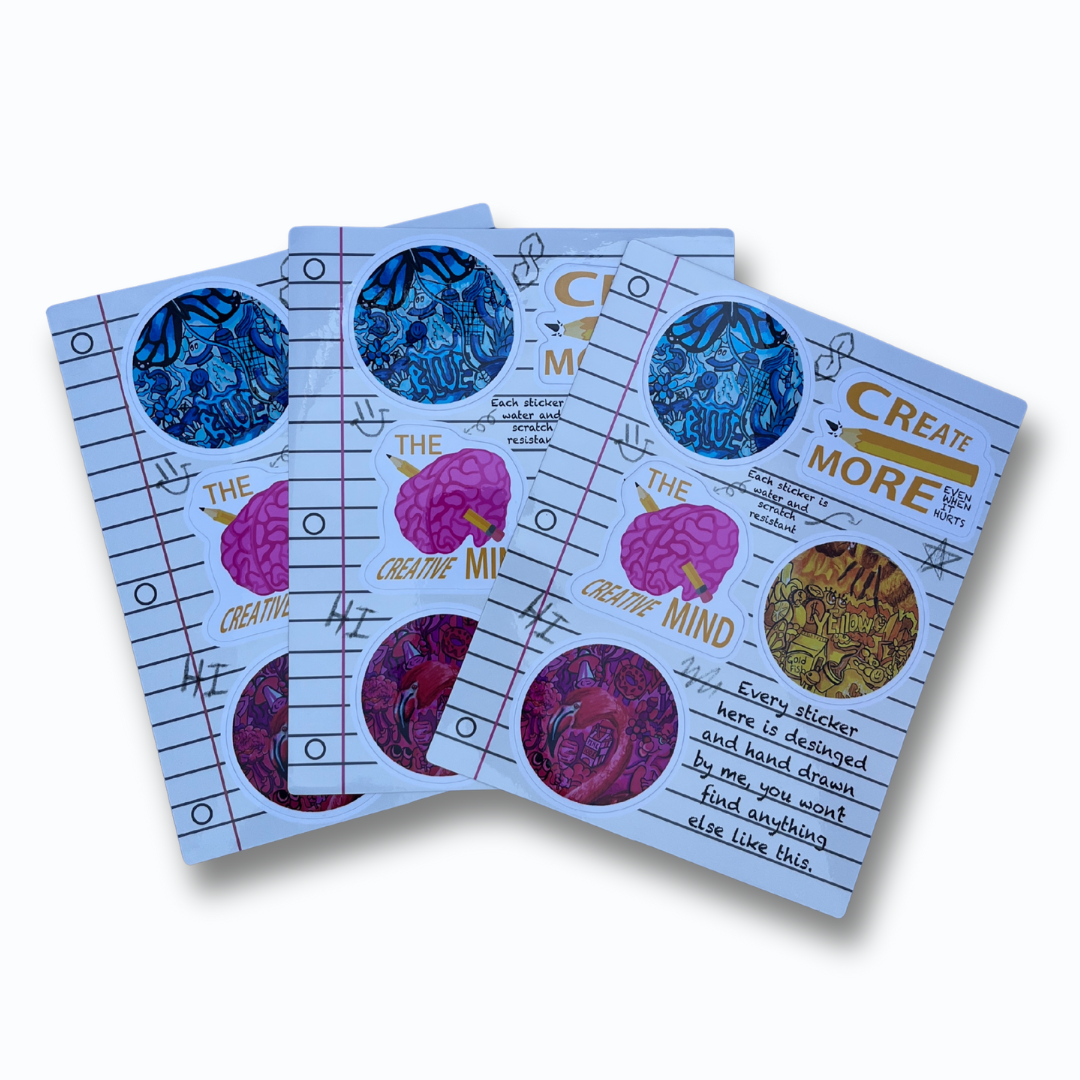 limited 5pc sticker pack