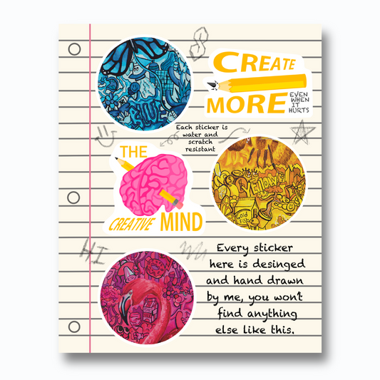 limited 5pc sticker pack